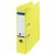 Iratrendező, 80 mm, A4, karton, újrahasznosított, LEITZ "180 Recycle", sárga
