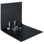 Iratrendező, 50 mm, A4, karton, újrahasznosított, LEITZ "180 Recycle", fekete