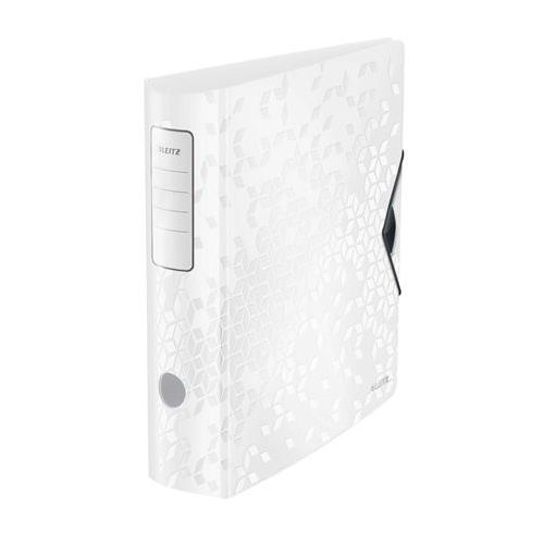 Iratrendező, 82 mm, A4, PP, LEITZ "180 Active Wow", fehér