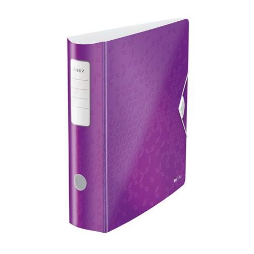Iratrendező, 82 mm, A4, PP, LEITZ "180 Active Wow", lila