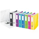 Iratrendező, 82 mm, A4, PP, LEITZ "180 Active Wow", fekete