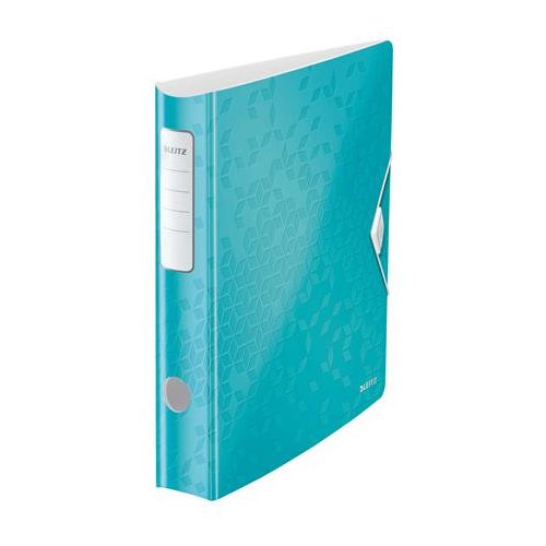 Iratrendező, 65 mm, A4, PP, LEITZ "180 Active Wow", jégkék