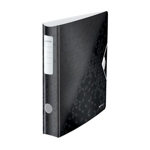 Iratrendező, 65 mm, A4, PP, LEITZ "180 Active Wow", fekete