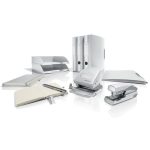 Iratrendező, 82 mm, A4, PP, LEITZ "180 Active Style", kristályfehér