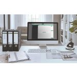 Regiszter, műanyag, A4 Maxi, 1-20, LEITZ "Wow"