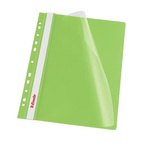 Gyorsfűző, lefűzhető, PP, A4, ESSELTE, VIVIDA, zöld