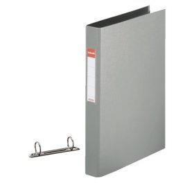   Gyűrűs könyv, 2 gyűrű, 42 mm, A4, PP, ESSELTE "Standard", szürke