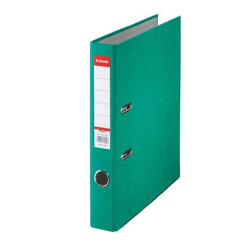 Iratrendező, 50 mm, A4, karton, ESSELTE "Rainbow", zöld