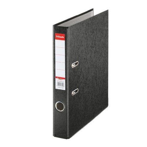 Iratrendező, 50 mm, A4, karton, ESSELTE "Rainbow", fekete