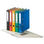 Iratrendező, 50 mm, A4, karton, ESSELTE "Rainbow", fekete