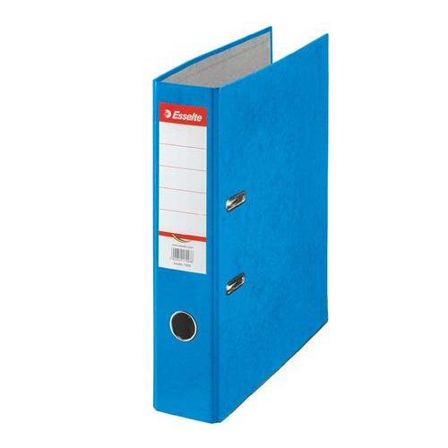 Iratrendező, 75 mm, A4, karton, ESSELTE "Rainbow", kék