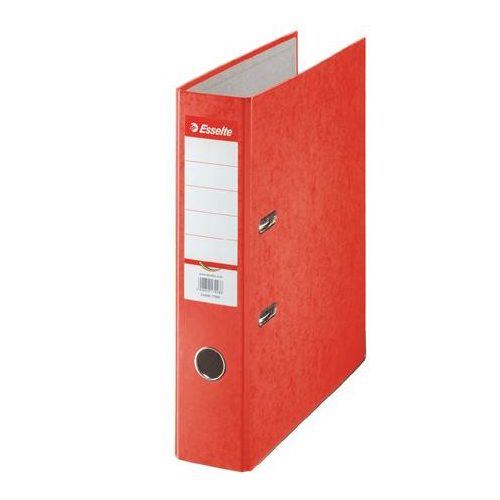 Iratrendező, 75 mm, A4, karton, ESSELTE "Rainbow", piros