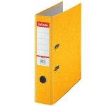 Iratrendező, 75 mm, A4, karton, ESSELTE "Rainbow", sárga