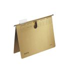 Függőmappa, gyorsfűzős, karton, A4, LEITZ "Alpha", natúr