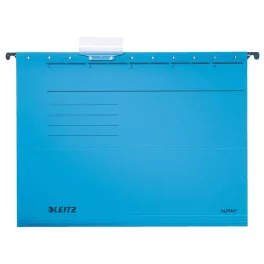   Függőmappa, karton, A4, LEITZ "Alpha Standard", kék