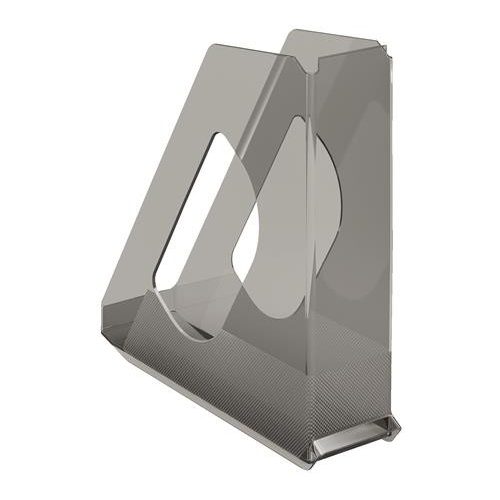 Iratpapucs, műanyag, 68 mm, ESSELTE "Europost", füstszínű