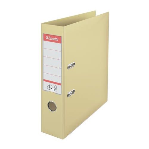 Iratrendező, 75 mm, A4, PP, élvédő sínnel, ESSELTE "Standard", kagyló