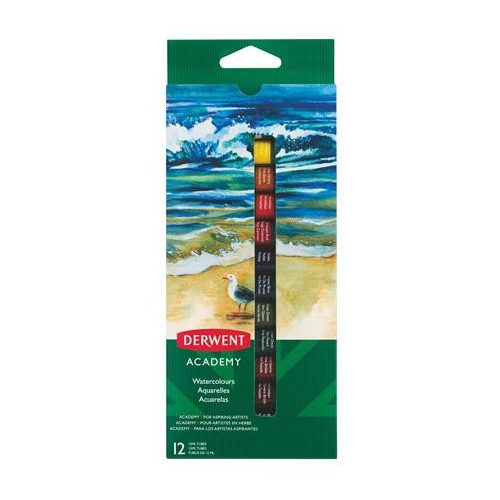 Tempera készlet, 12 darabos, 12 ml, DERWENT "Academy"