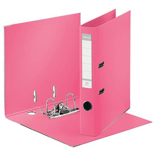 Iratrendező, 50 mm, A4, PP, élvédő sínnel, ESSELTE "Standard", puncs