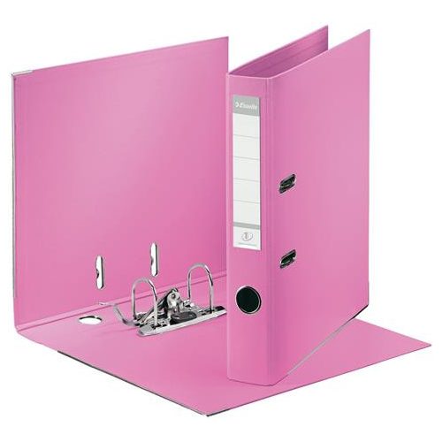 Iratrendező, 50 mm, A4, PP, élvédő sínnel, ESSELTE "Standard", mályva