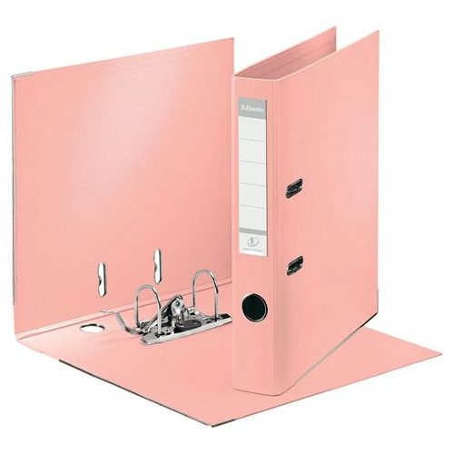 Iratrendező, 50 mm, A4, PP, élvédő sínnel, ESSELTE "Standard", barack