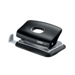 Lyukasztó, kétlyukú, 10 lap, RAPID "FC10 Fashion", fekete