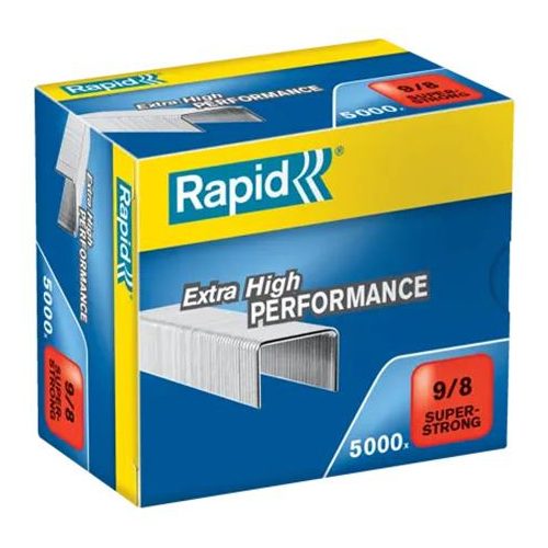 Tűzőkapocs, 9/8, horganyzott, RAPID "Superstrong"