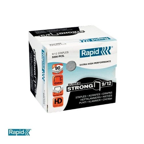 Tűzőkapocs, 9/12, horganyzott, RAPID "Superstrong"