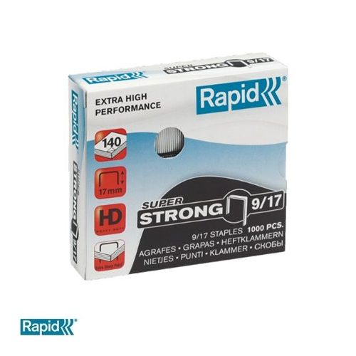 Tűzőkapocs, 9/17, horganyzott, RAPID "Superstrong"