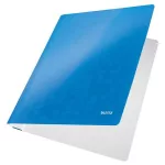 Gyorsfűző, laminált karton, A4, LEITZ "Wow", kék