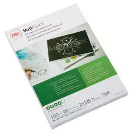 Meleglamináló fólia, 125 mikron, A3, matt, GBC