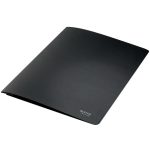 Gyorsfűző, A4, karton, LEITZ "Recycle", fekete