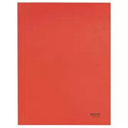   Pólyás dosszié, karton, A4, LEITZ "Recycle", piros