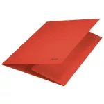 Pólyás dosszié, karton, A4, LEITZ "Recycle", piros