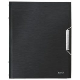   Előrendező, A4, 12 részes, PP, LEITZ "Style", szaténfekete