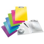 Felírótábla, fedeles, A4, LEITZ "Wow", sárga