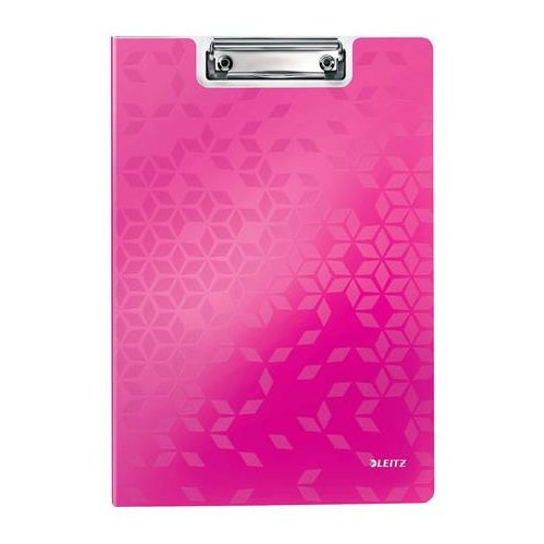 Felírótábla, fedeles, A4, LEITZ "Wow", rózsaszín