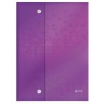 Irattartó tasak, A4, PP, patentos, LEITZ "Wow", vegyes színek