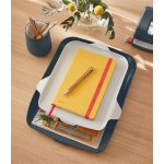 Beíró, A5, vonalas, 80 lap, keményfedeles, LEITZ "Cosy Soft Touch", melegsárga