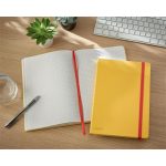 Beíró, B5, kockás, 80 lap, keményfedeles, LEITZ "Cosy Soft Touch", melegsárga