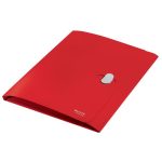 Iratvédő mappa, 11 mm, PP, A4, LEITZ "Recycle", piros