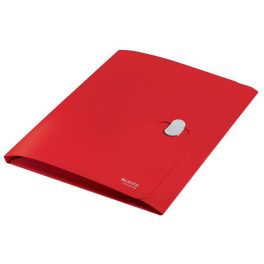   Iratvédő mappa, 11 mm, PP, A4, LEITZ "Recycle", piros