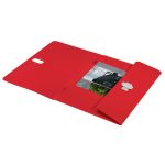 Iratvédő mappa, 11 mm, PP, A4, LEITZ "Recycle", piros