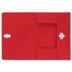 Iratvédő mappa, 11 mm, PP, A4, LEITZ "Recycle", piros