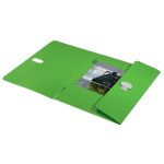 Iratvédő mappa, 11 mm, PP, A4, LEITZ "Recycle", zöld
