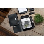 Iratvédő mappa, 11 mm, PP, A4, LEITZ "Recycle", fekete