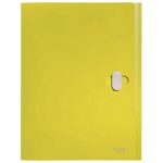 Iratvédő mappa, 38 mm, PP, A4, LEITZ "Recycle", sárga