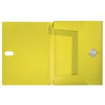 Iratvédő mappa, 38 mm, PP, A4, LEITZ "Recycle", sárga