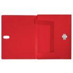 Iratvédő mappa, 38 mm, PP, A4, LEITZ "Recycle", piros