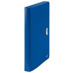 Iratvédő mappa, 38 mm, PP, A4, LEITZ "Recycle", kék